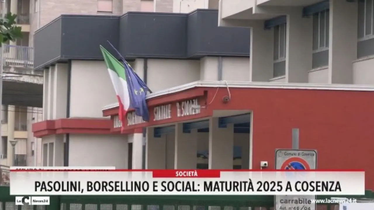 Pasolini, Borsellino e social: maturità 2025 a Cosenza