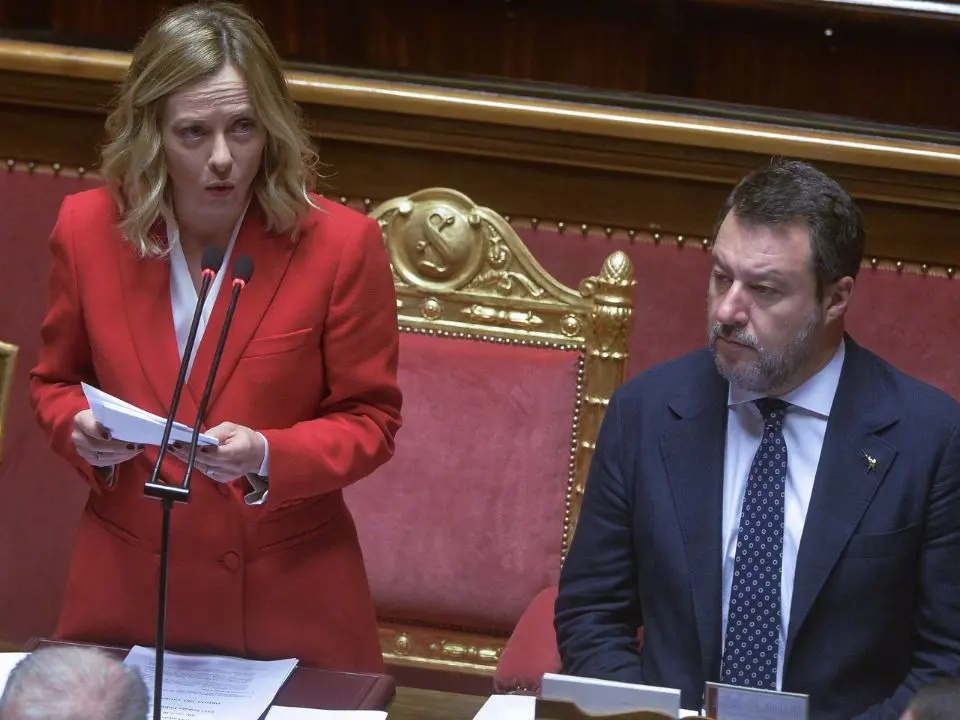 Meloni si smarca da Salvini: sullo scacchiere globale è scontro tra filo-europeismo e asse con Trump