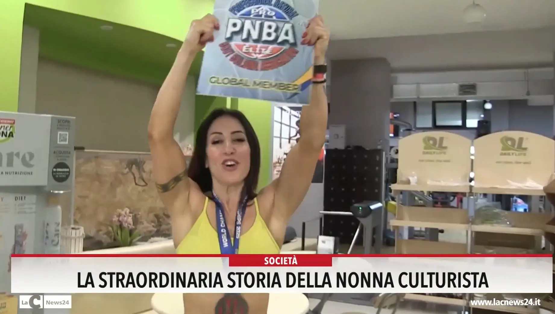 La straordinaria storia della nonna culturista