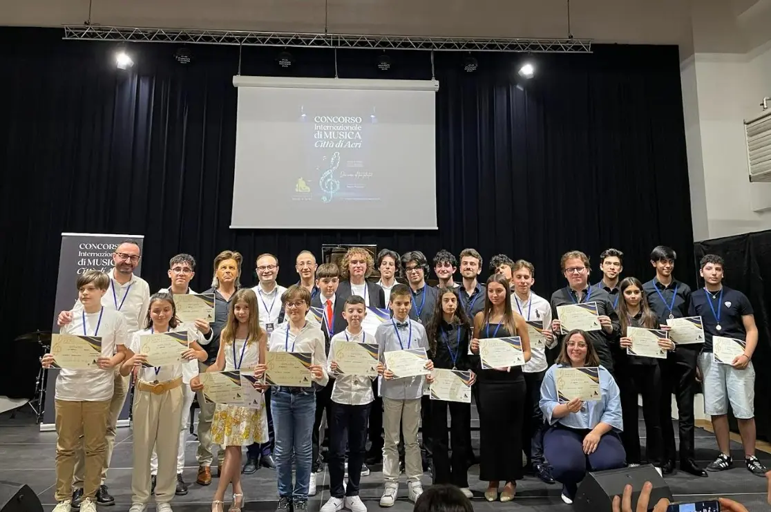 Acri, successo per la prima edizione del Concorso internazionale di musica: ecco tutti i premiati\n