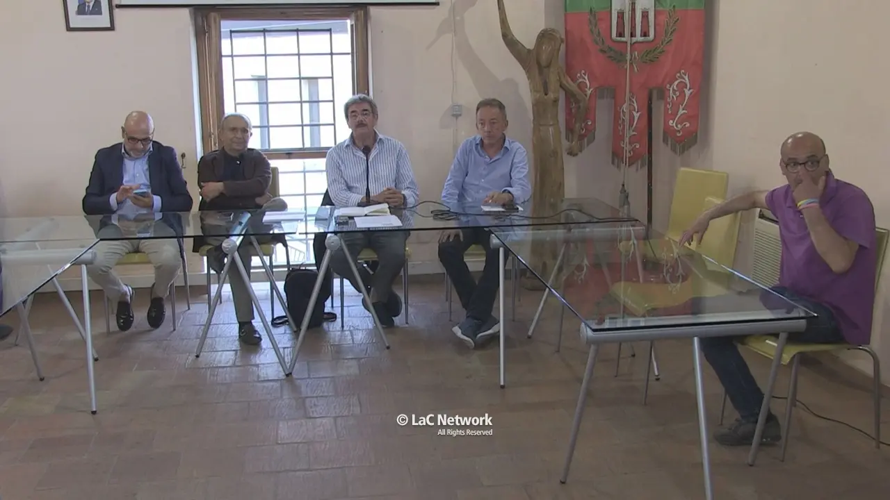 <p>Da sinistra Antonio Belmonte, Salvatore Magar&ograve;, Roberto Castagna e Romolo Cozza</p>\\n