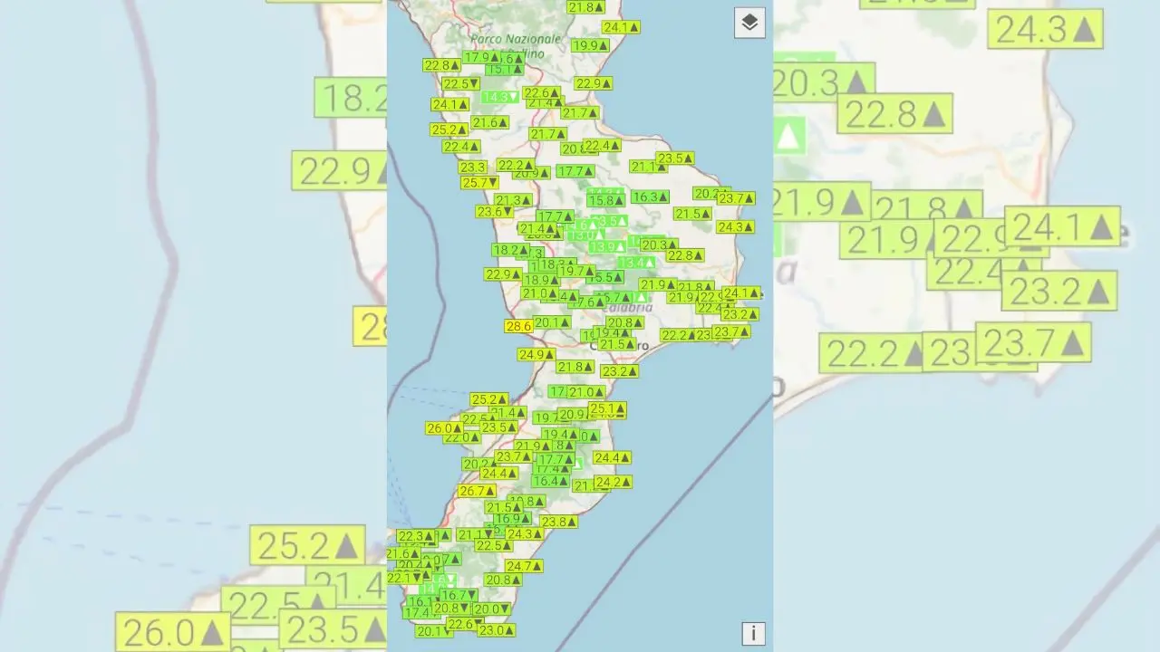 La “goccia fredda” sulla Calabria, temperature in calo su tutto il territorio regionale\n