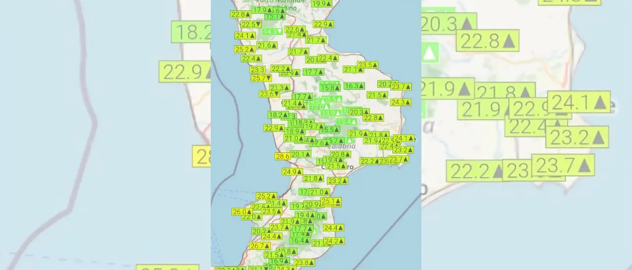 La “goccia fredda” sulla Calabria, temperature in calo su tutto il territorio regionale\n