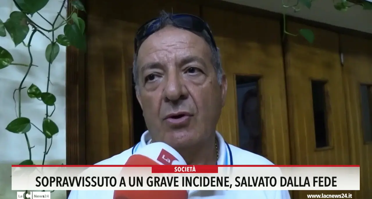 Sopravvissuto a un grave incidente, salvato dalla fede
