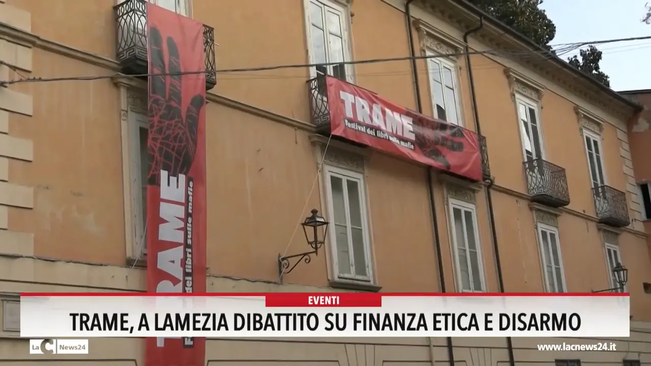 Trame, a Lamezia dibattito su finanza etica e disarmo