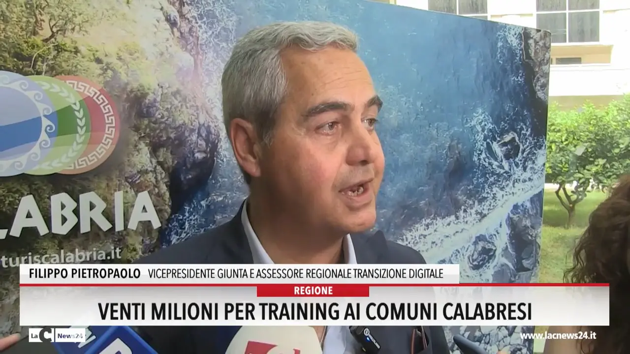 Venti milioni per training ai comuni calabresi