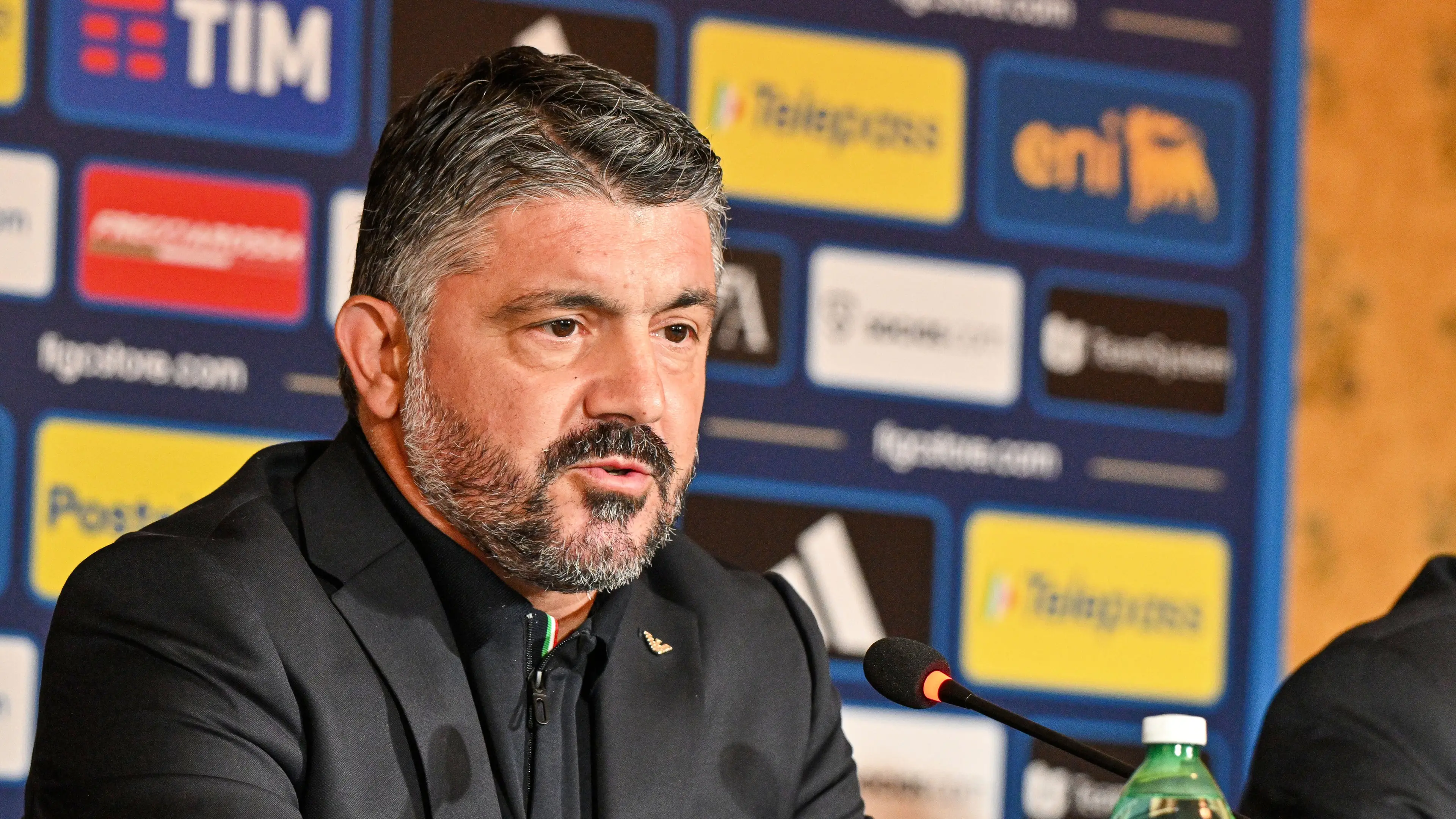 <p>Il ct della Nazionale azzurra Gennaro Gattuso</p>\\n , Roberto Ramaccia/Sipa USA
