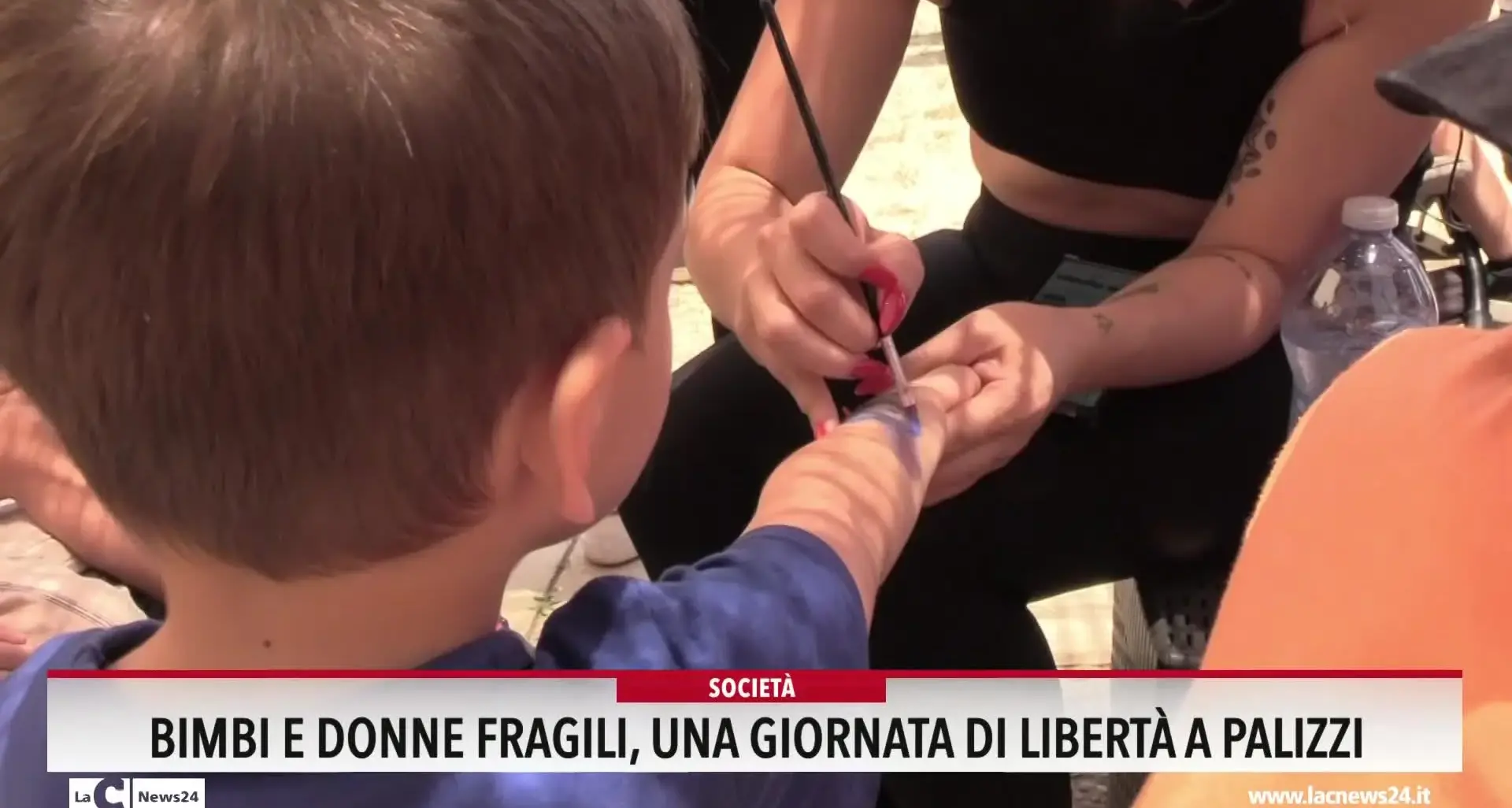 Bimbi e donne fragili, una giornata di libertà a Palizzi