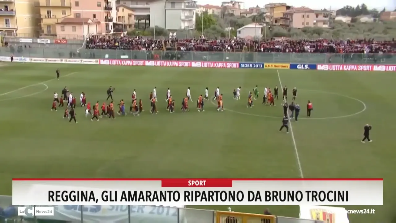 Reggina, gli Amaranto ripartono da Bruno Trocini