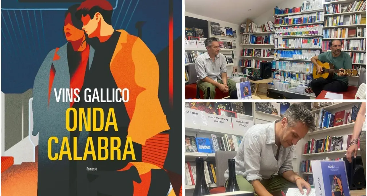 Onda Calabra, il nuovo libro di Vins Gallico che unisce Calabria e Germania incanta l’Ubik di Catanzaro\n