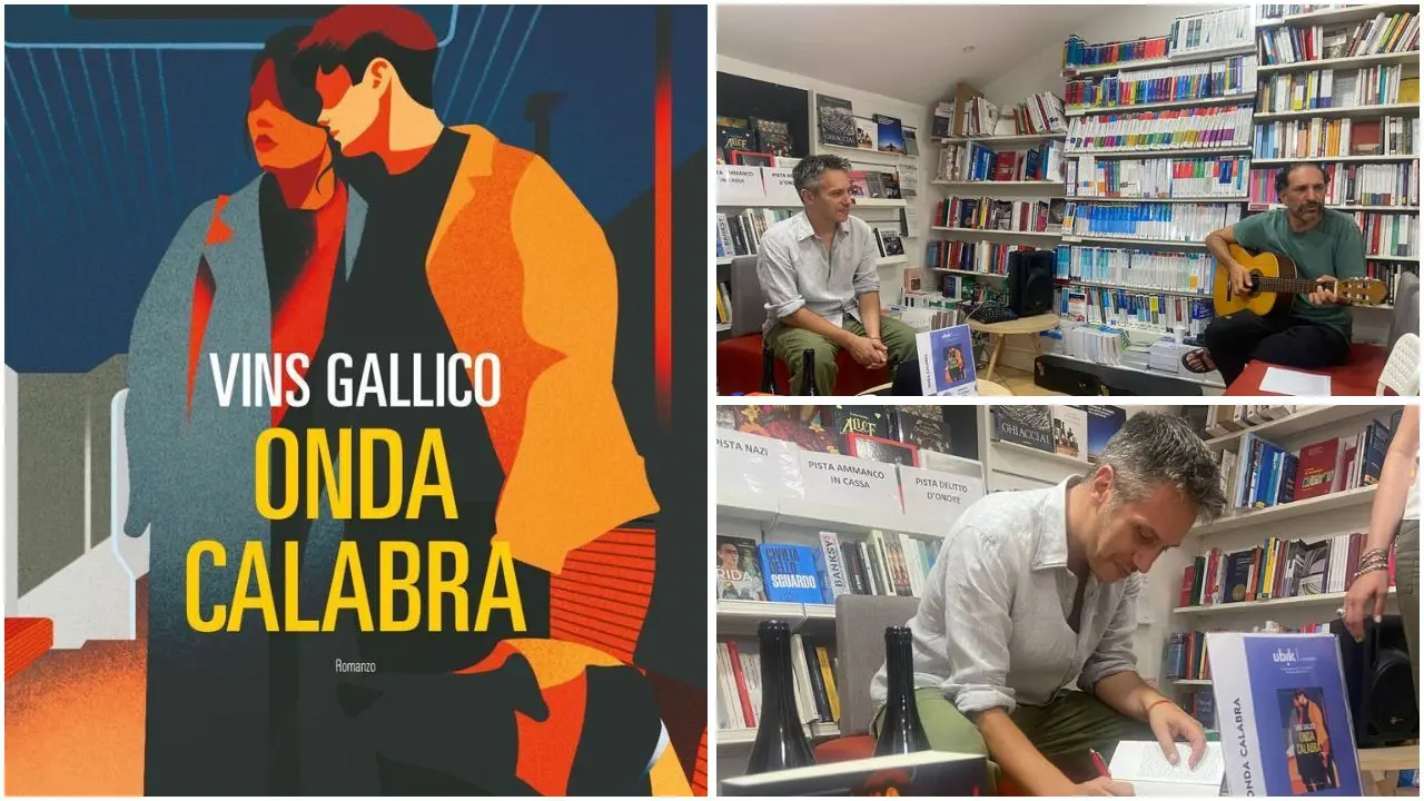 Onda Calabra, il nuovo libro di Vins Gallico che unisce Calabria e Germania incanta l’Ubik di Catanzaro\n