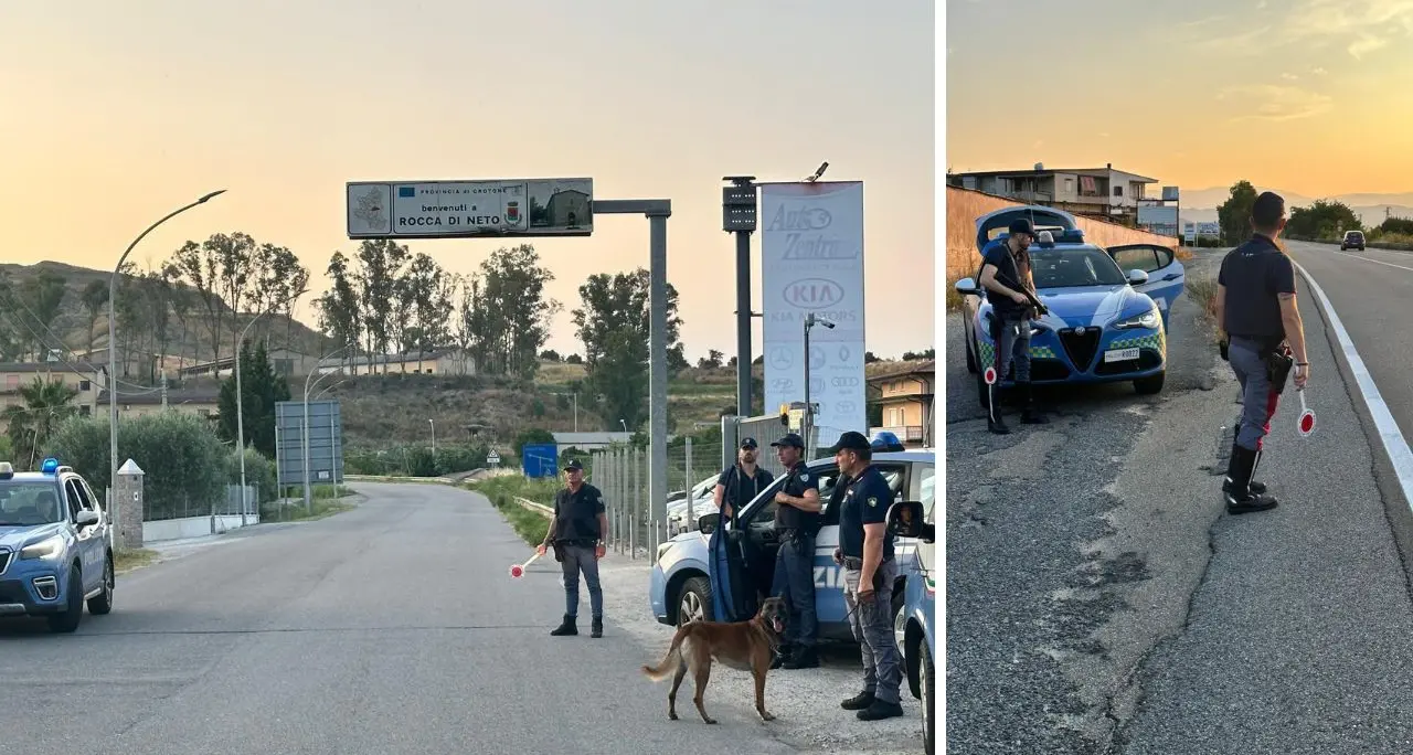 Controlli straordinari della polizia nel Crotonese: numerose sanzioni\n