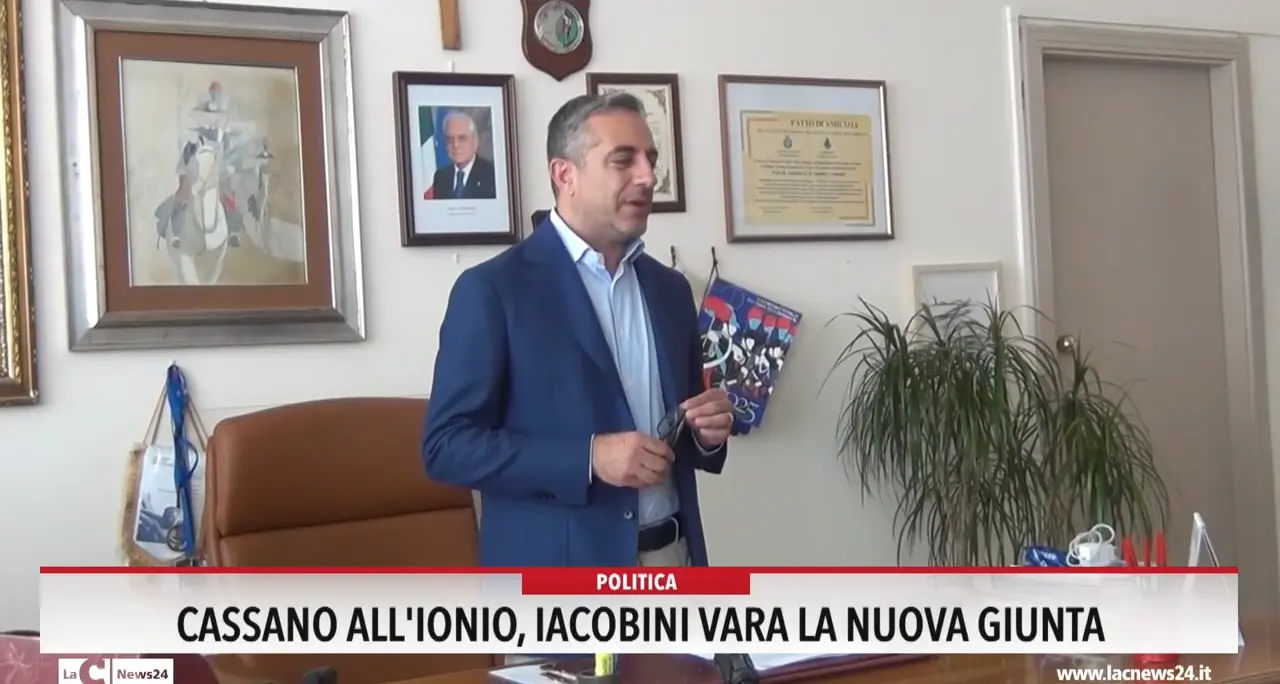 Cassano all'Ionio, Iacobini vara la nuova giunta