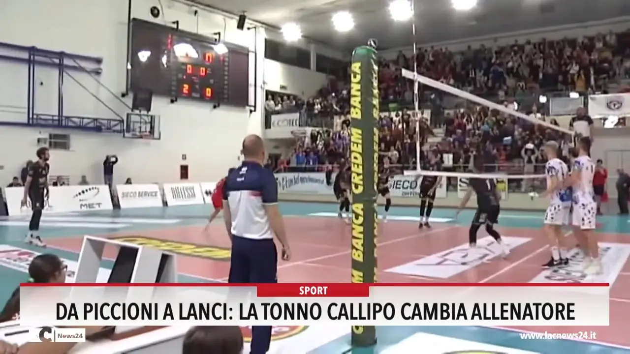 Da Piccioni a Lanci, la Tonno Callipo cambia allenatore
