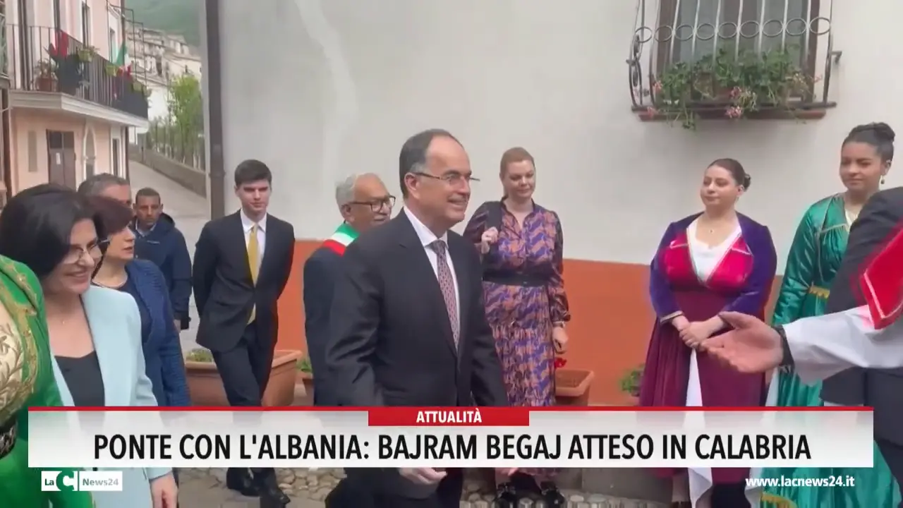Ponte con l'Albania, Bajram Begaj atteso in Calabria