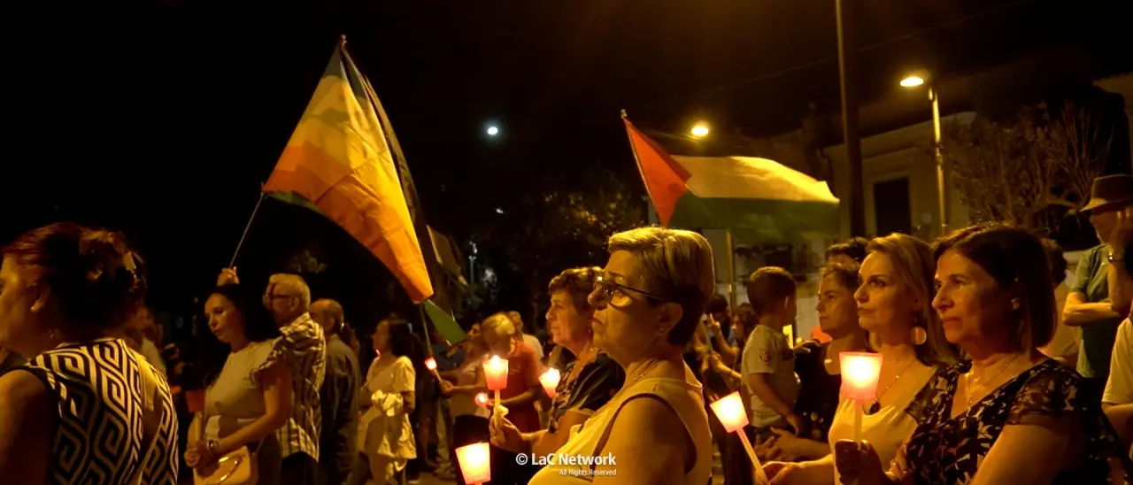 San Lucido sfila per la pace: istituzioni, associazioni e cittadini in corteo per la Palestina e contro tutte le guerre\n
