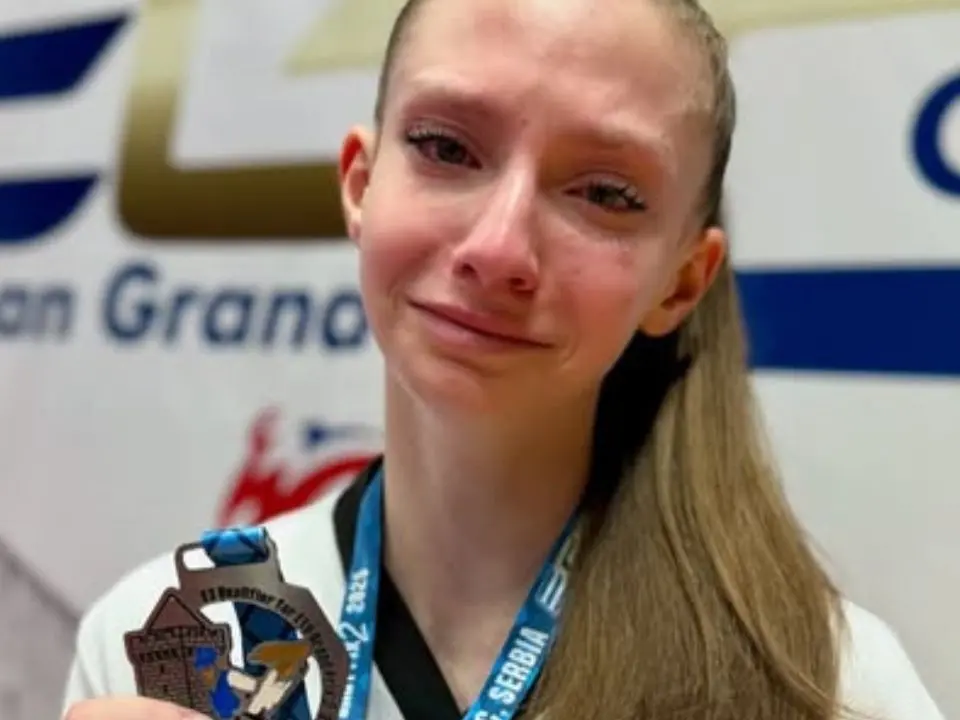 Taekwondo, la calabrese Lorena Loria conquista la medaglia di argento in Serbia