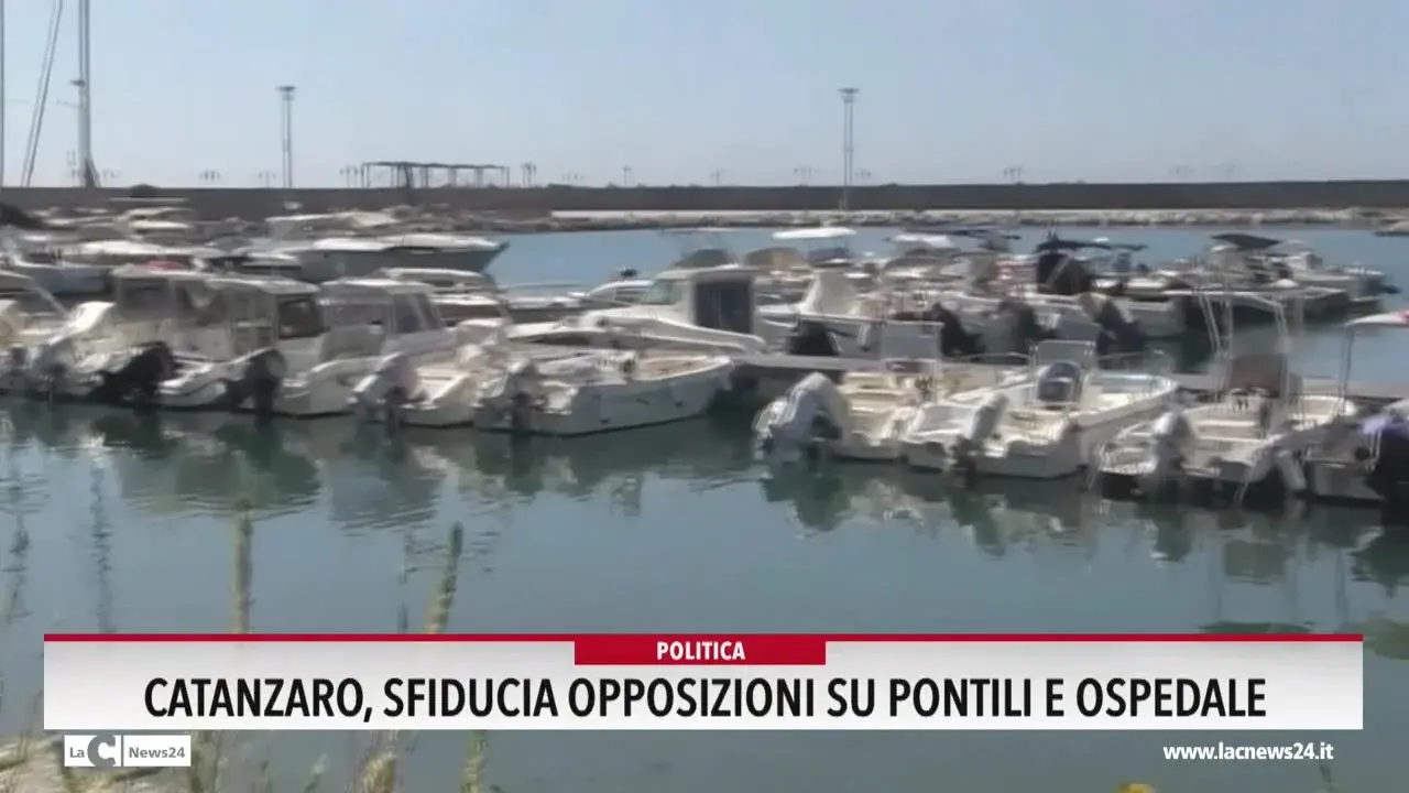 Catanzaro, sfiducia opposizioni su pontile e ospedale
