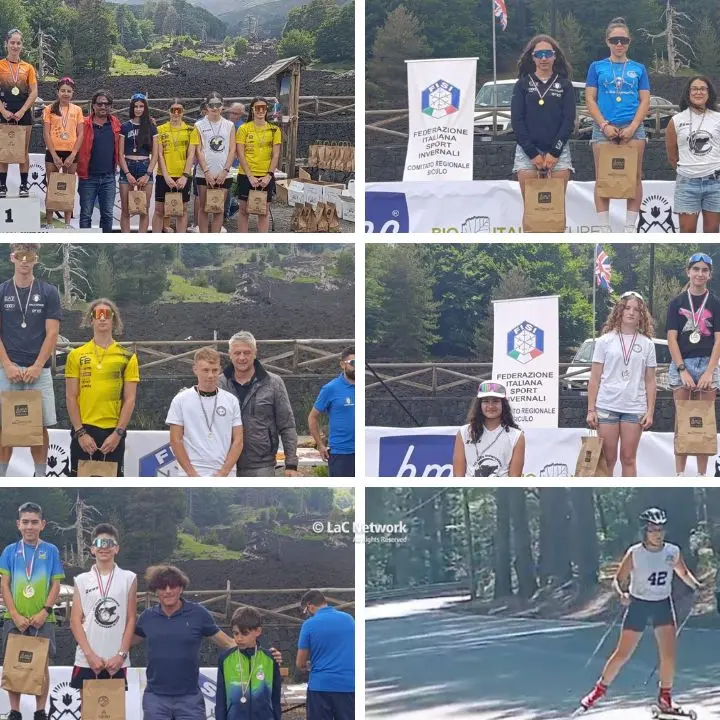 Skiroll, medaglie e piazzamenti per gli atleti calabresi ai Campionati Italiani Assoluti in Sicilia\n