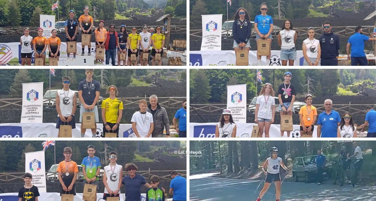 Skiroll, medaglie e piazzamenti per gli atleti calabresi ai Campionati Italiani Assoluti in Sicilia\n