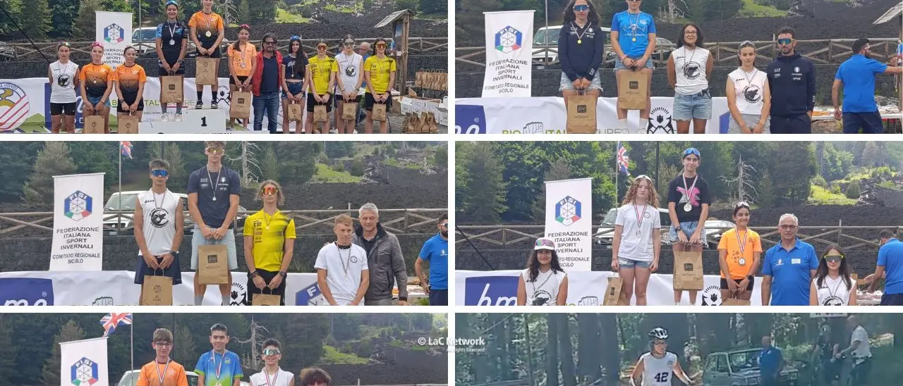 Skiroll, medaglie e piazzamenti per gli atleti calabresi ai Campionati Italiani Assoluti in Sicilia\n