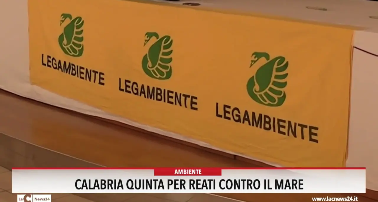 Calabria quinta per reati contro il mare