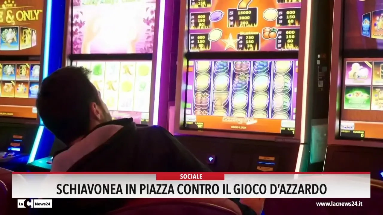 Schiavonea in piazza contro il gioco d'azzardo
