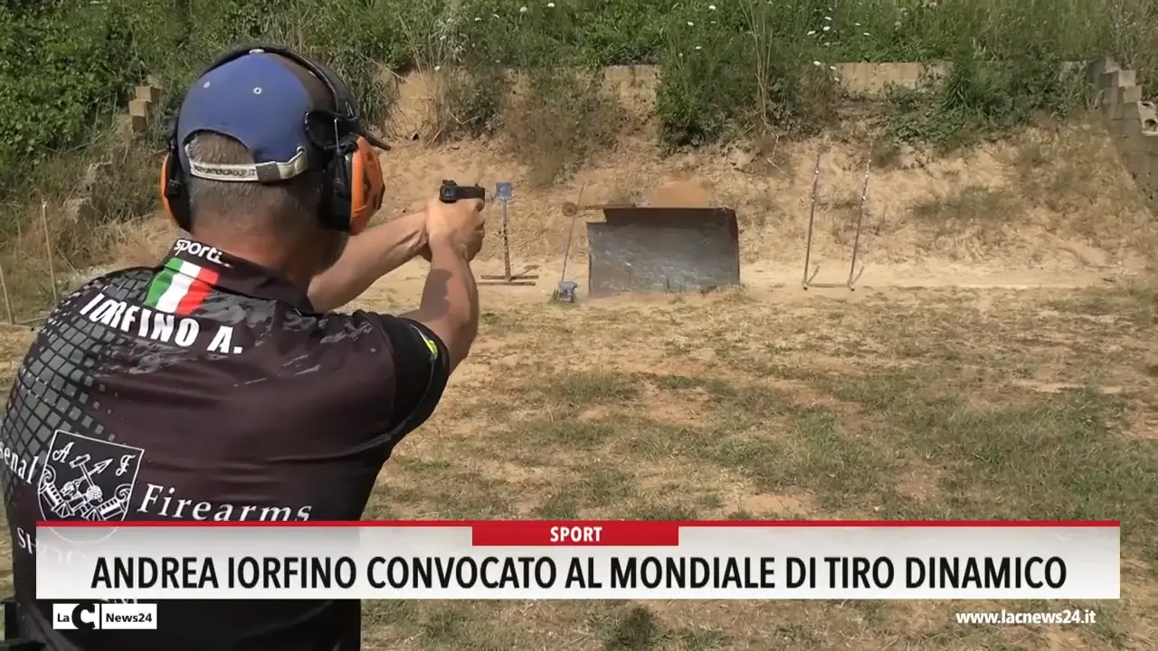 Andrea Iorfino convocato al mondiale di tiro dinamico