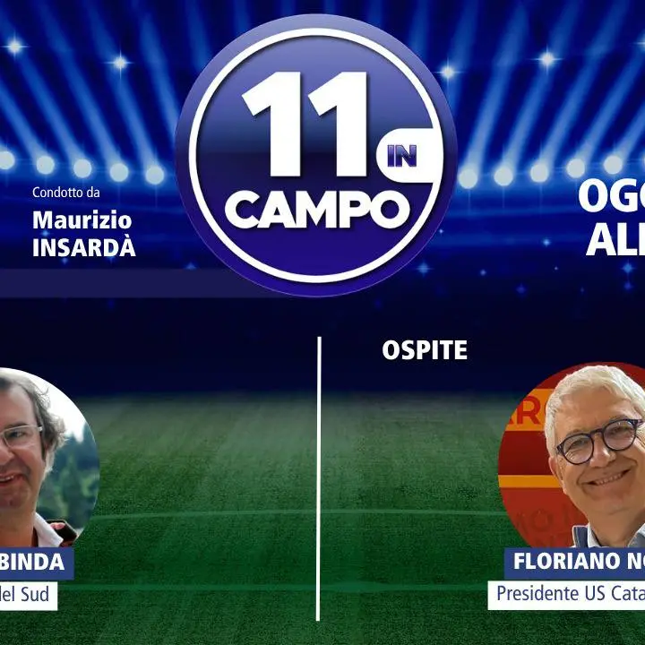 Il presidente del Catanzaro Floriano Noto ospite dell’ultima puntata di “11 in campo”: appuntamento alle 21.30 su LaC Tv\n