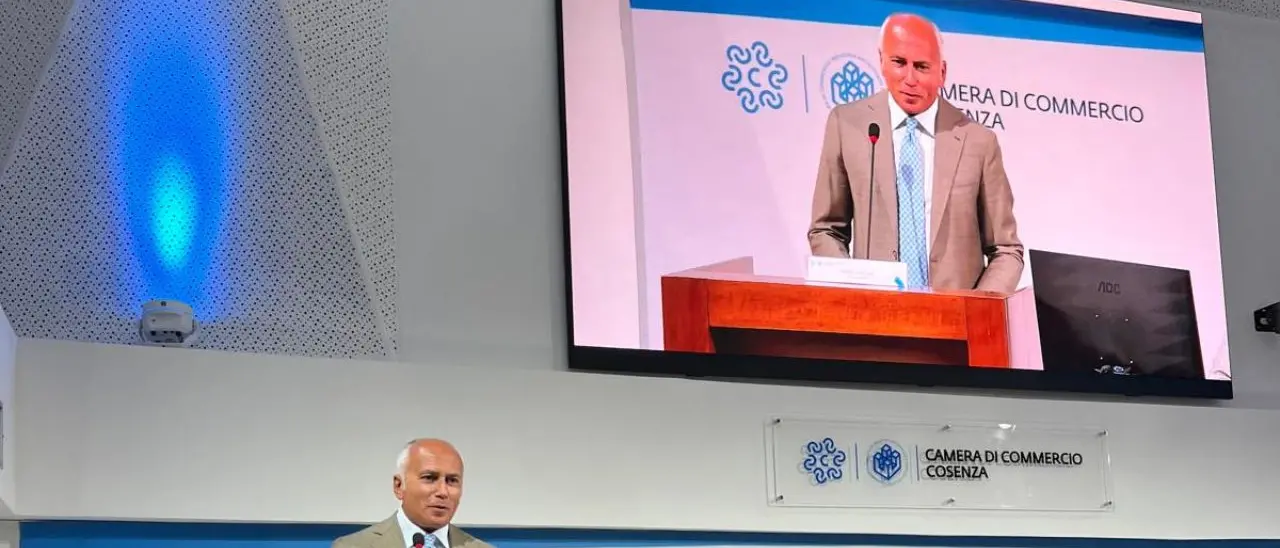 Franz Caruso alla convention delle\u00A0Camere di Commercio italiane all’estero: «Alta Velocità SA-RC strategica per il Sud»\n