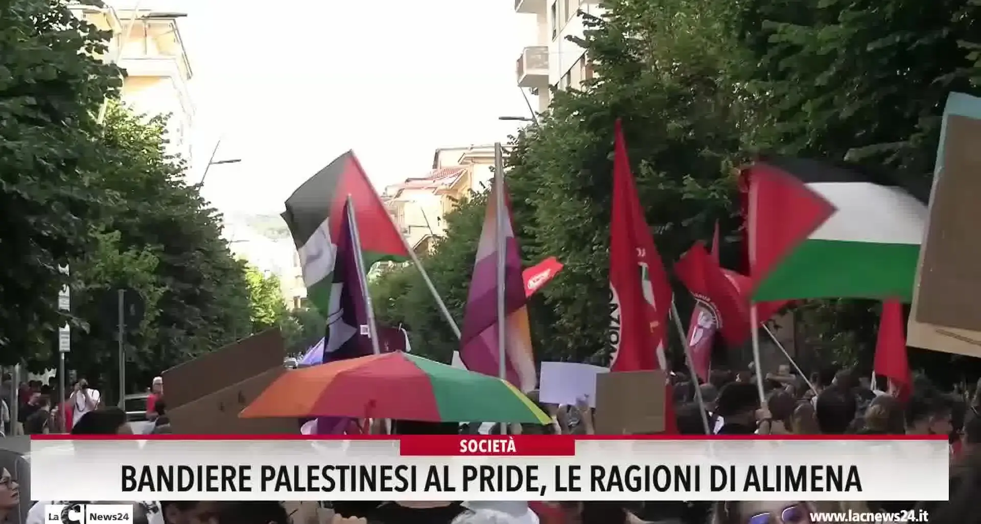 Bandiere palestinesi al Pride, le ragioni di Alimena