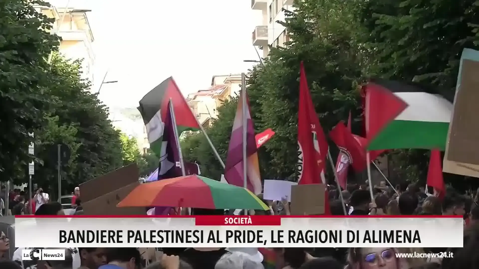 Bandiere palestinesi al Pride, le ragioni di Alimena