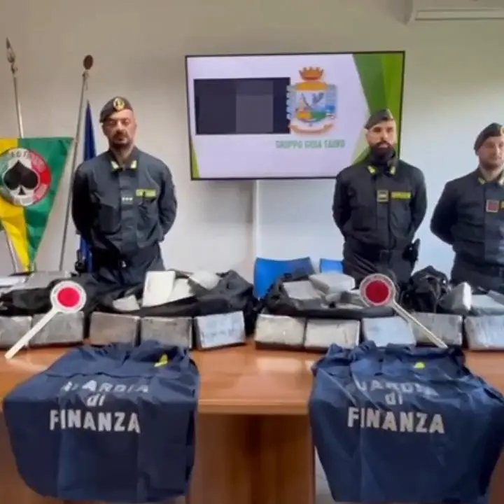 Gioia Tauro, la guardia di finanza sequestra 228 chili di cocaina e arresta due portuali mentre tentano la fuga tra i container\n