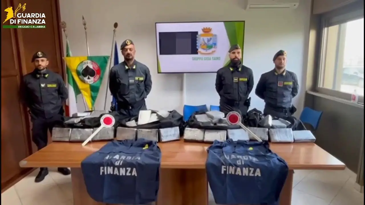 Gioia Tauro, la guardia di finanza sequestra 228 chili di cocaina