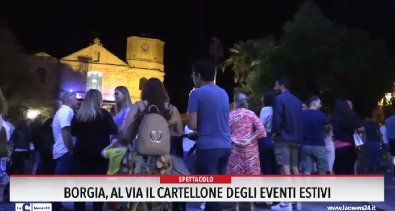 Borgia, al via il cartellone degli eventi estivi