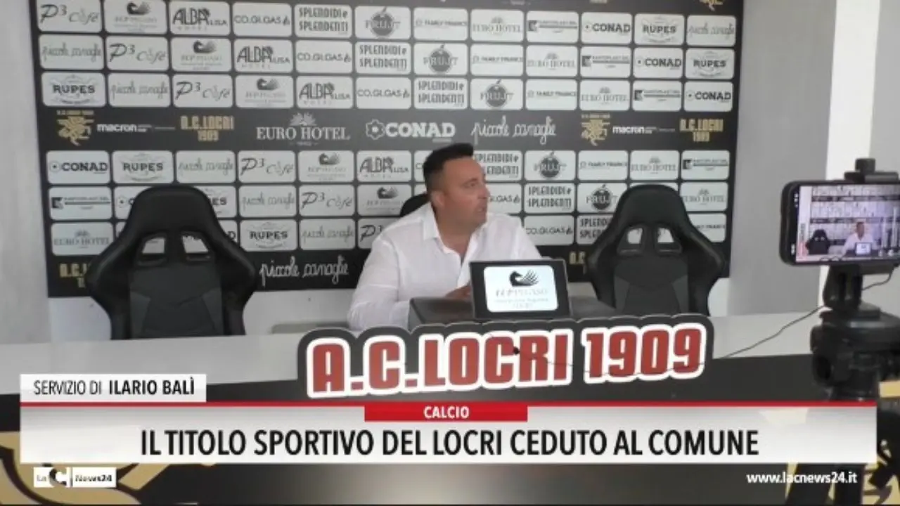 Il titolo sportivo del Locri ceduto al Comune