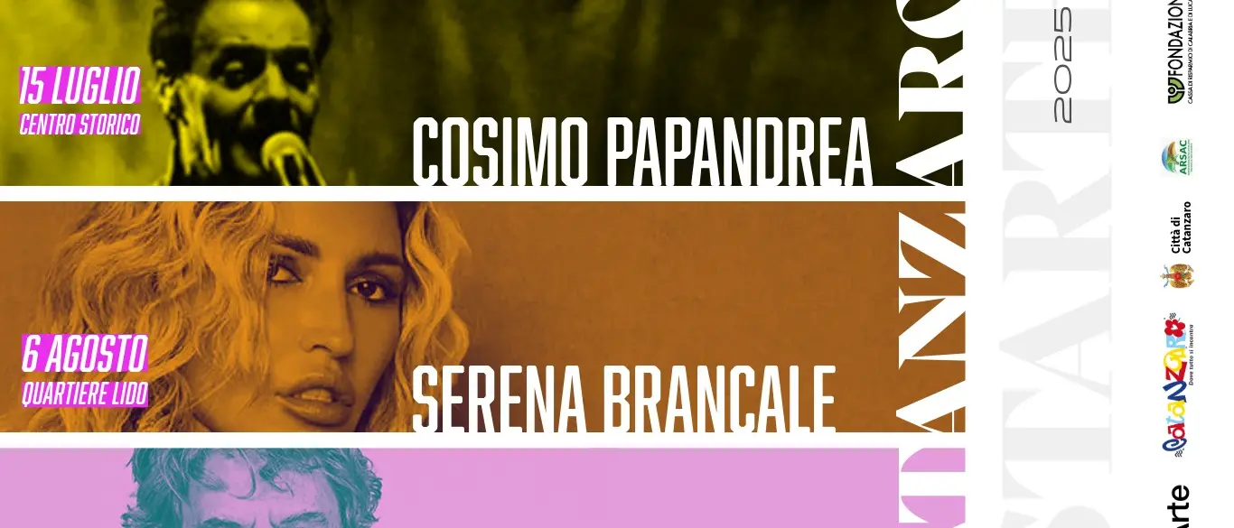 Rassegna EstArte a Catanzaro: Brancale, Papandrea e Leali i primi nomi dell’estate\n