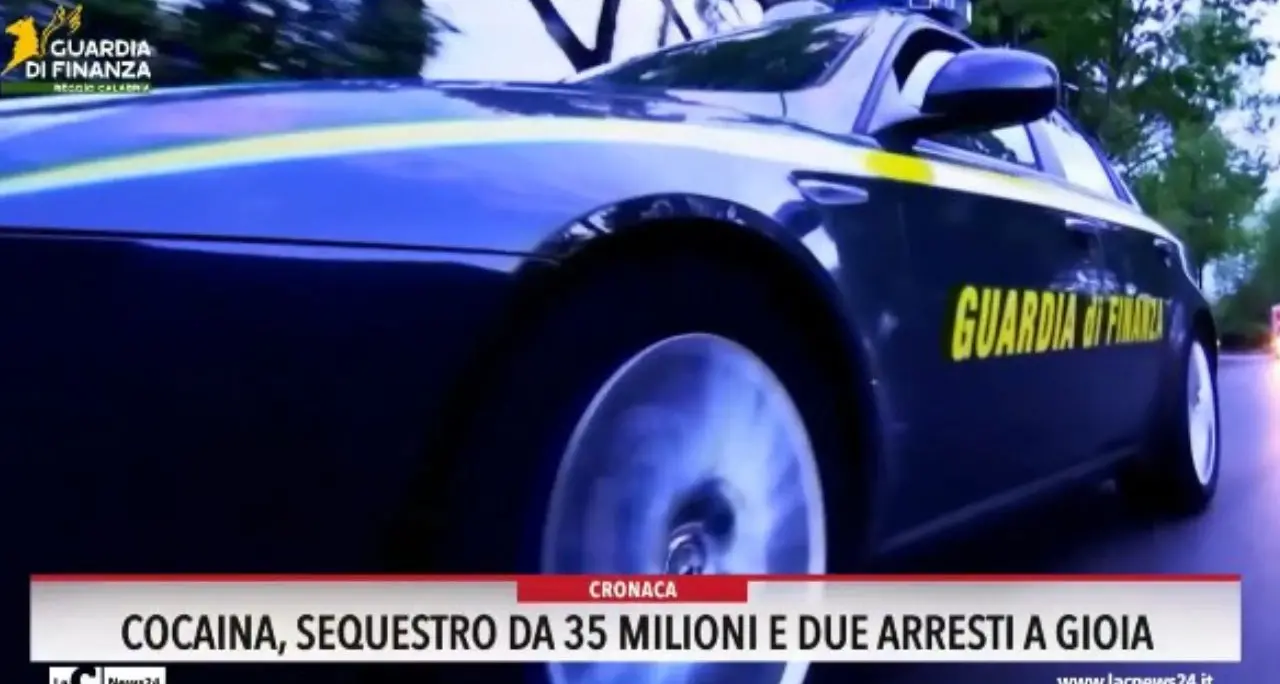 Cocaina sequestro da 35 milioni e due arresti a Gioia