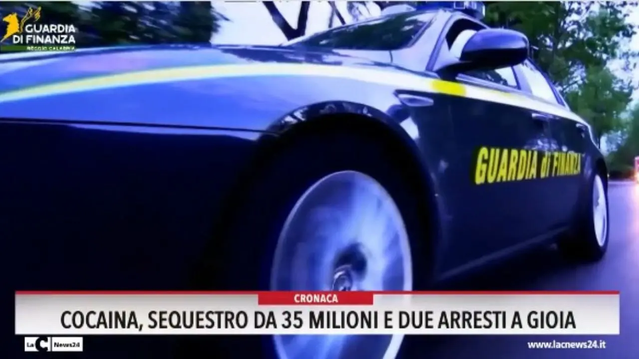 Cocaina sequestro da 35 milioni e due arresti a Gioia