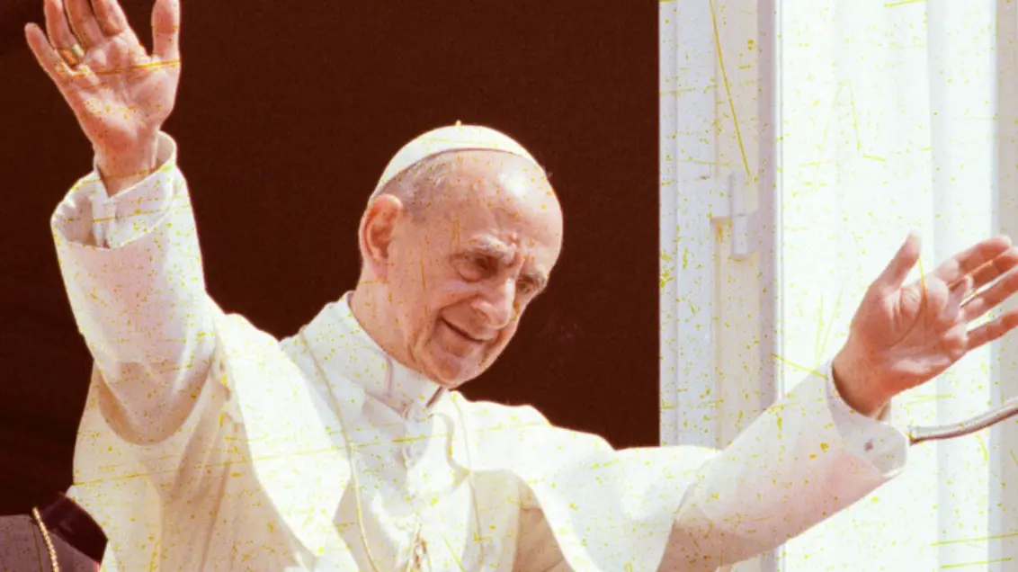 Papa Paolo VI , ansa