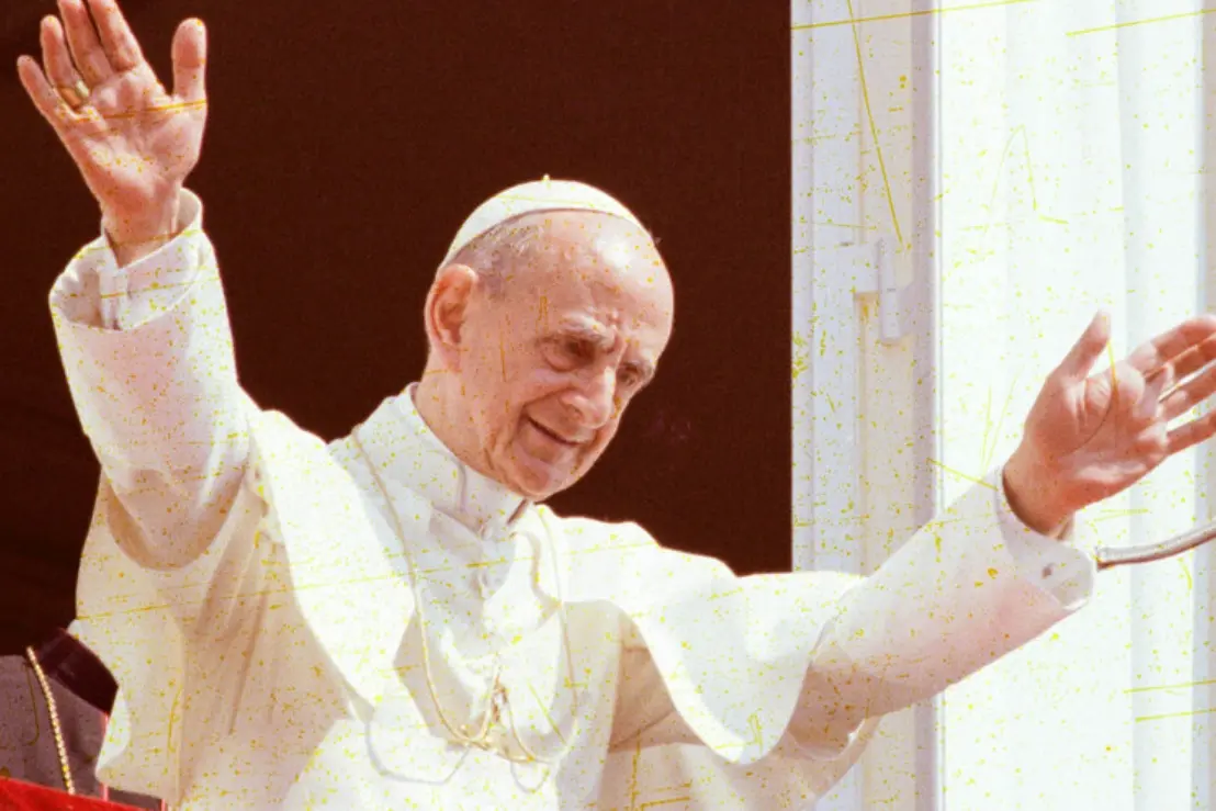 Papa Paolo VI , ansa