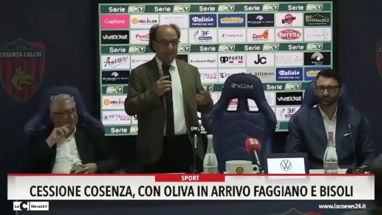Cessione Cosenza, con Oliva in arrivo Faggiano e Bisoli