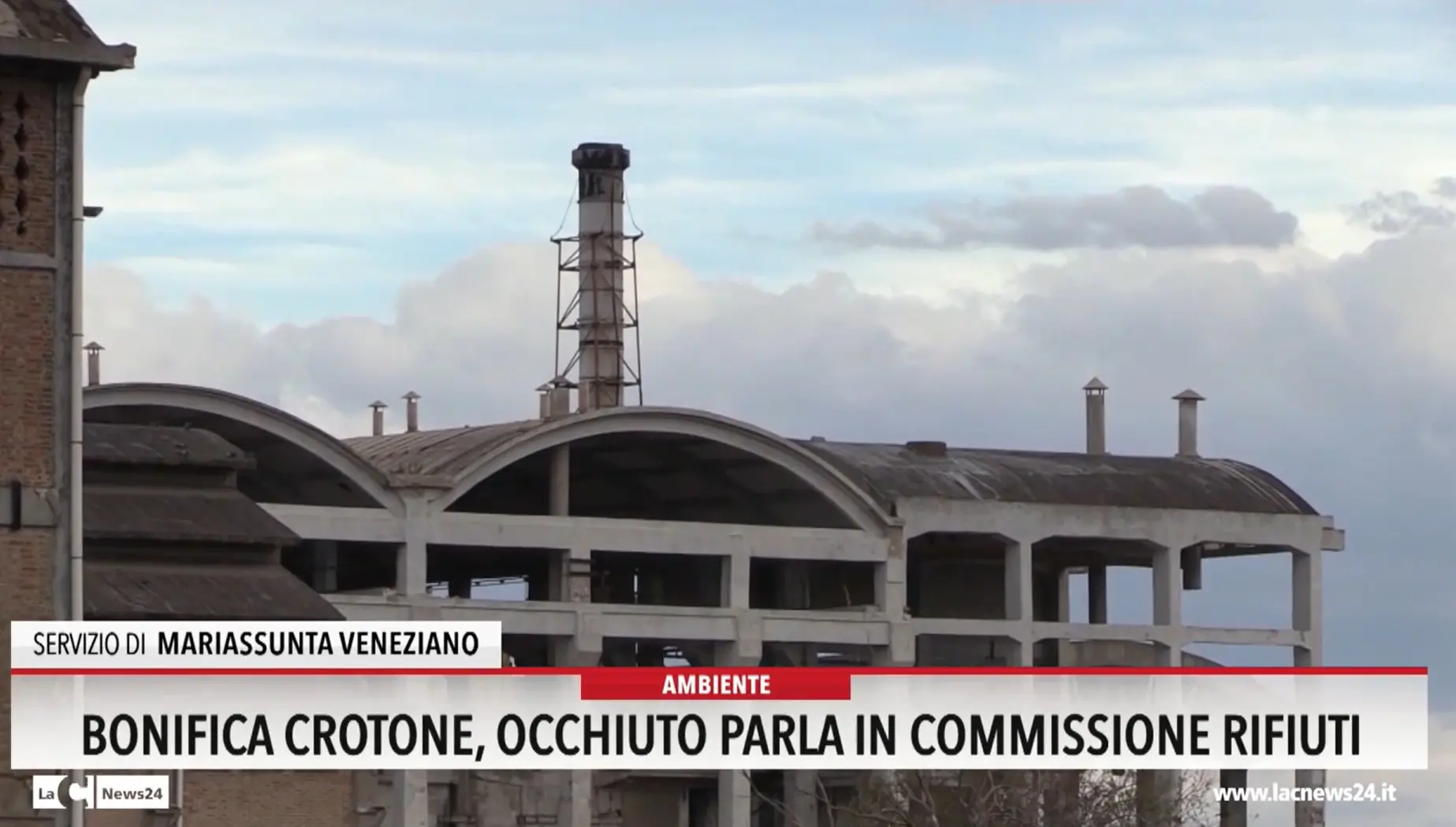 Bonifica Crotone, Occhiuto parla in commissione rifiuti