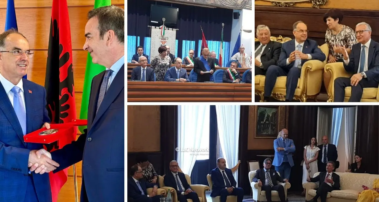 Il presidente albanese Begaj in Calabria, Occhiuto: «Rapporto solido fondato su radici profonde»\n