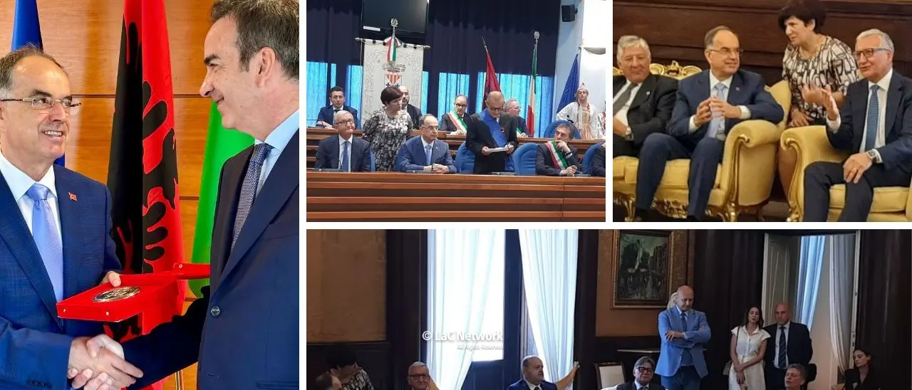 Il presidente albanese Begaj in Calabria, Occhiuto: «Rapporto solido fondato su radici profonde»\n