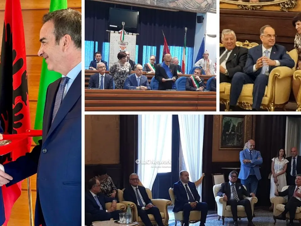 Il presidente albanese Begaj in Calabria, Occhiuto: «Rapporto solido fondato su radici profonde»