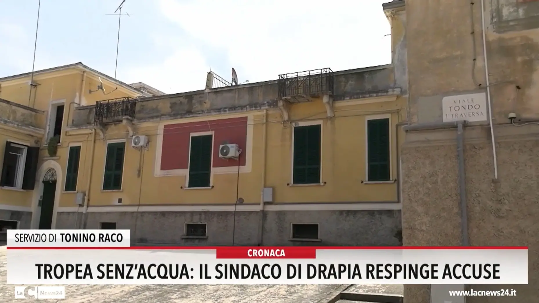 Tropea senz'acqua, il sindaco di Drapia respinge le accuse
