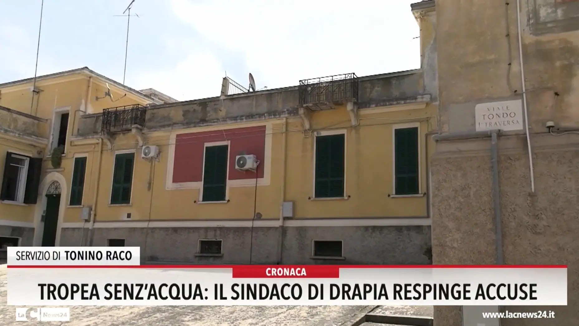 Tropea senz'acqua, il sindaco di Drapia respinge le accuse