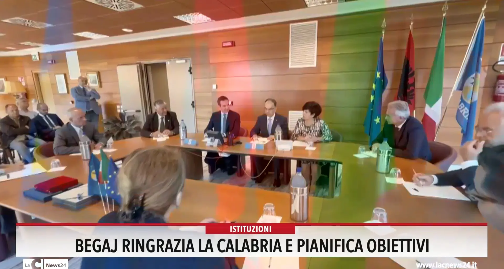 Begaj ringrazia la Calabria e pianifica obiettivi