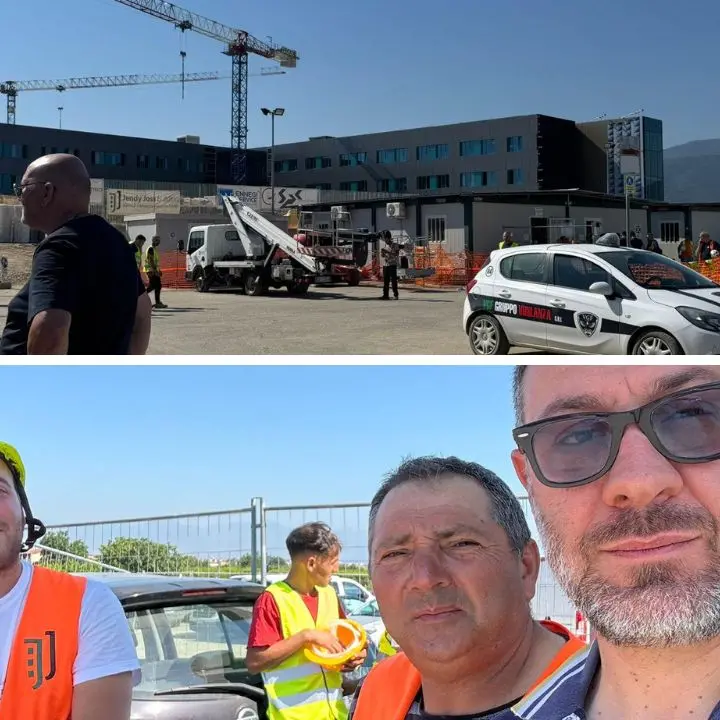 Incendio al cantiere dell’ospedale Sibaritide, De Lorenzo (Fillea Cgil): «Nessun ferito grave ma si faccia luce su questi episodi»\n